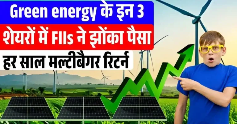 Green energy के इन 3 शेयरों में FIIs ने झोंका पैसा, हर साल मल्टीबैगर रिटर्न….
