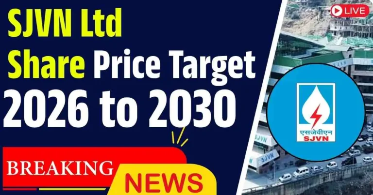 SJVN Share Price Target 2026, 2027, 2028, 2029, 2030