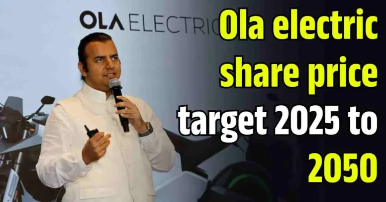 Ola electric share price target 2025, 2030, 2035, 2040, 2045, 2050